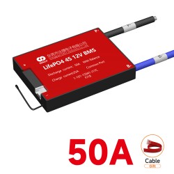 Standard LFP 4S 12V 50A common port+NTC