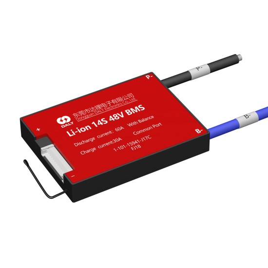 Hardware bms Li-ion 14s 48v 60A common port+NTC